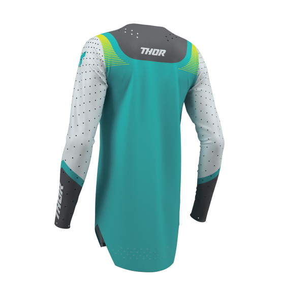 Maillot cross femme Thor 2026 Sportmode Velocity - Gris Bleu