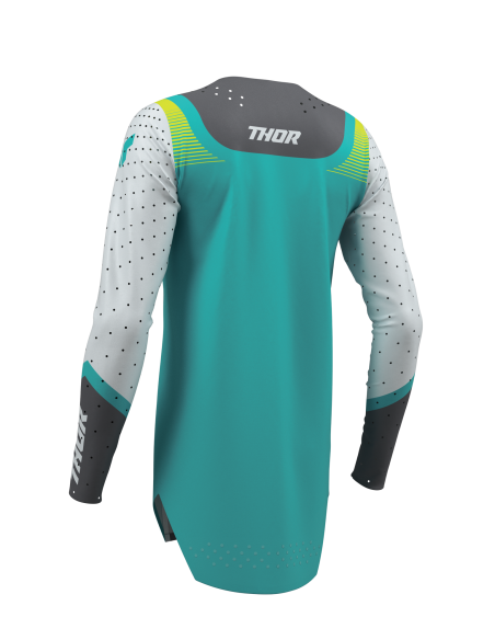 Maillot cross femme Thor 2026 Sportmode Velocity - Gris Bleu