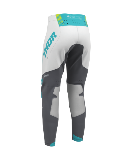 Pantalon cross femme Thor 2026 Sportmode Velocity - Blanc Noir Bleu