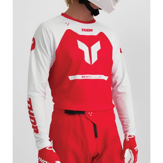 Tenue cross enfant Thor 2026 Ridemode Menace - Rouge