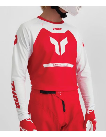 Tenue cross enfant Thor 2026 Ridemode Menace - Rouge