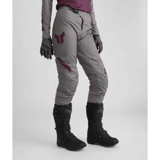 Tenue cross femme Thor 2026 Ridemode Menace - Violet Gris