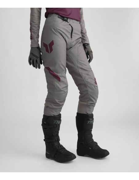 Tenue cross femme Thor 2026 Ridemode Menace - Violet Gris