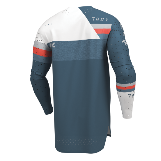 Maillot cross homme Thor 2026 Sportmode League Storm - Noir Blanc