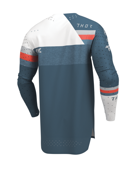 Maillot cross homme Thor 2026 Sportmode League Storm - Noir Blanc
