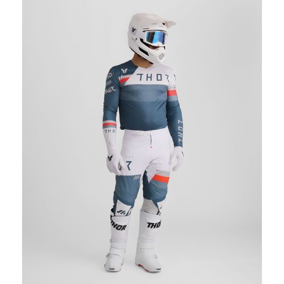 Tenue cross Thor 2026 Sportmode League - Bleu Blanc