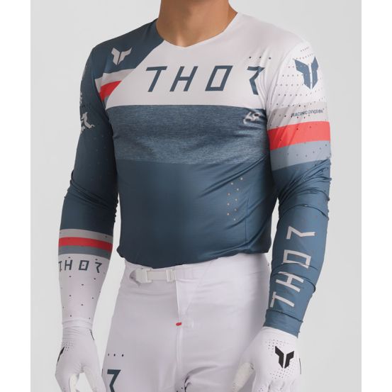 Tenue cross Thor 2026 Sportmode League - Bleu Blanc