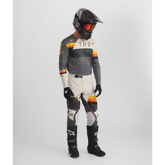 Tenue cross Thor 2026 Sportmode League - Vintage - Gris Blanc Orange
