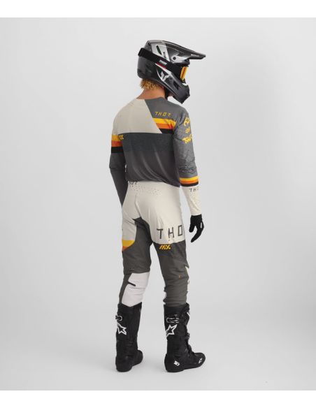 Tenue cross Thor 2026 Sportmode League - Vintage - Gris Blanc Orange