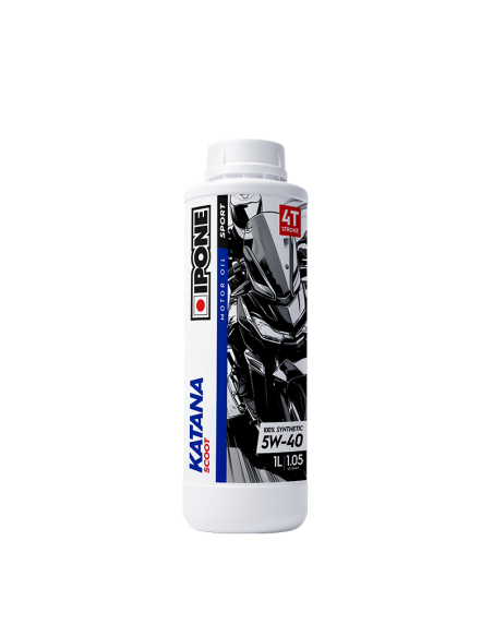 Huile moteur 4T IPONE 5W40 Katana Scoot 1 Litre
