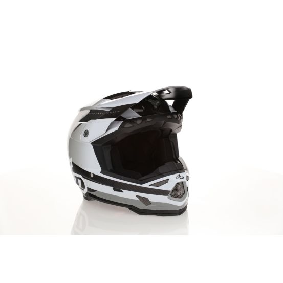 Casque cross 6D ATR-3 Pure Brillant - Blanc