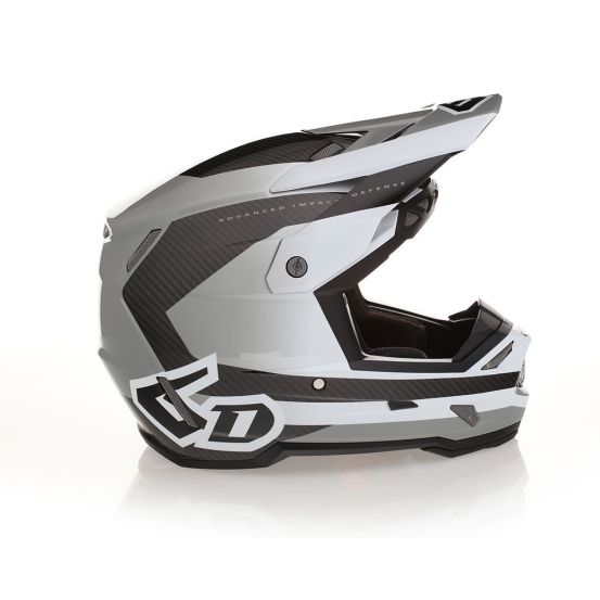 Casque cross 6D ATR-3 Pure Brillant - Blanc