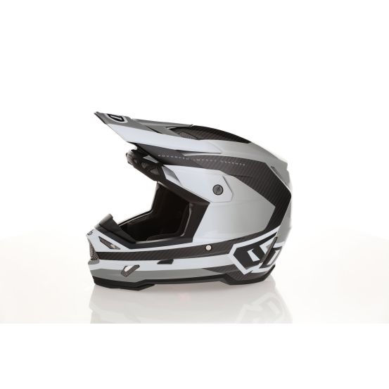 Casque cross 6D ATR-3 Pure Brillant - Blanc
