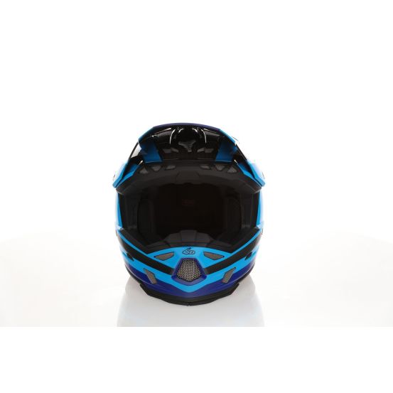 Casque cross 6D ATR-3 Pure Brillant - Bleu Marine