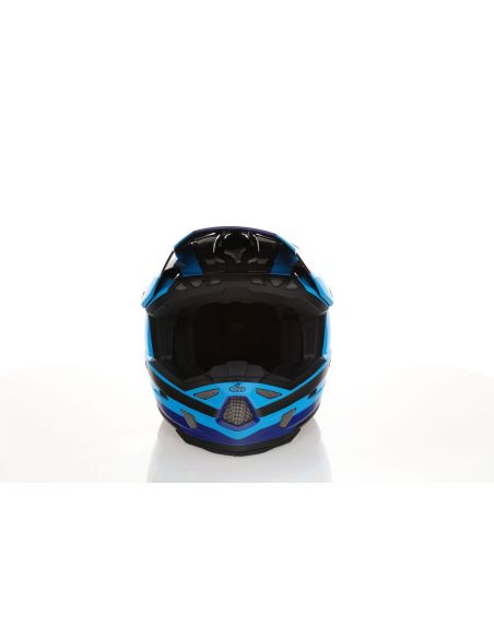 Casque cross 6D ATR-3 Pure Brillant - Bleu Marine