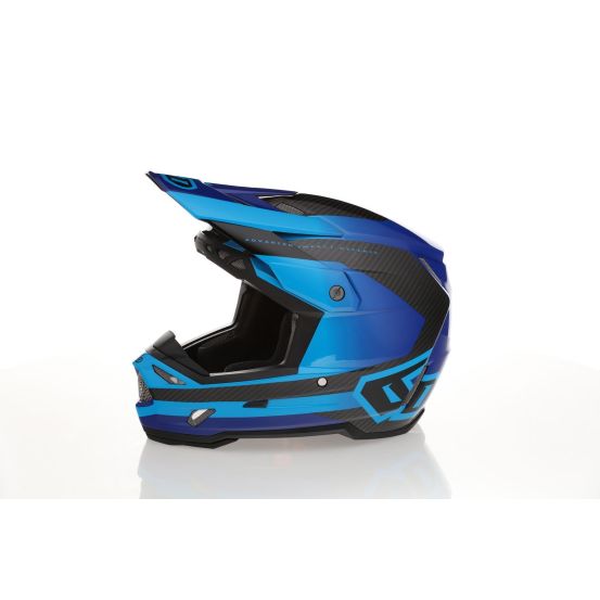 Casque cross 6D ATR-3 Pure Brillant - Bleu Marine