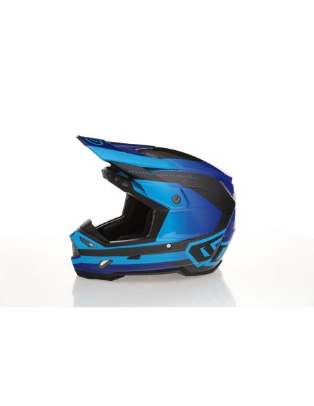 Casque cross 6D ATR-3 Pure Brillant - Bleu Marine