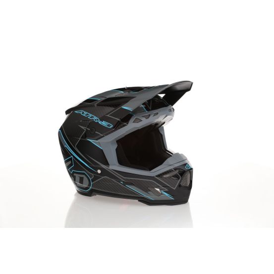Casque cross 6D ATR-3 Reflex Brillant - Noir