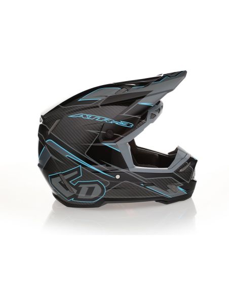 Casque cross 6D ATR-3 Reflex Brillant - Noir