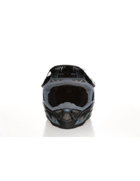 Casque cross 6D ATR-3 Reflex Brillant - Noir