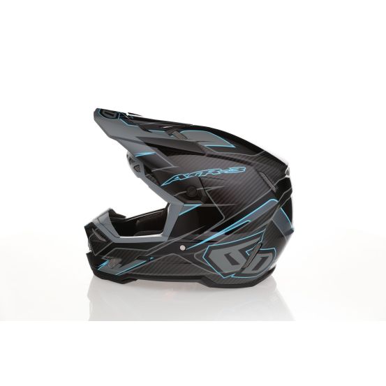 Casque cross 6D ATR-3 Reflex Brillant - Noir