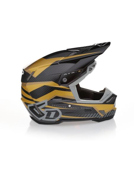 Casque cross 6D ATR-3 Rival Brillant- Or