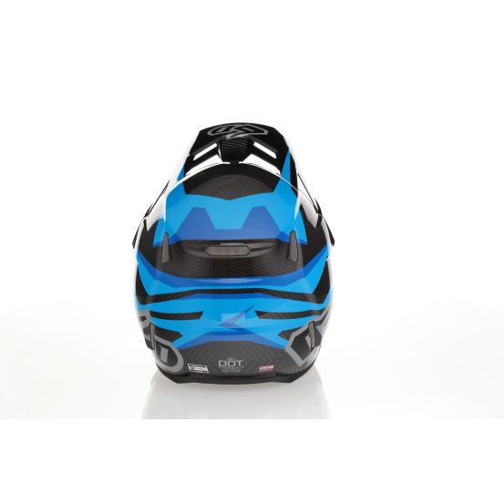 Casque cross 6D ATR-3 Rival Brillant - Bleu