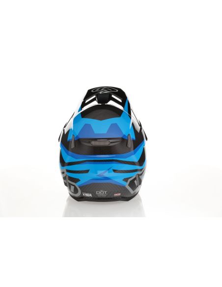 Casque cross 6D ATR-3 Rival Brillant - Bleu
