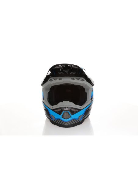 Casque cross 6D ATR-3 Rival Brillant - Bleu