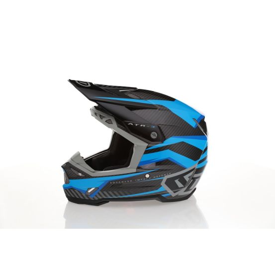 Casque cross 6D ATR-3 Rival Brillant - Bleu