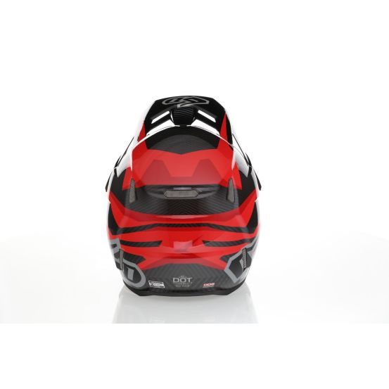 Casque cross 6D ATR-3 Rival Brillant - Rouge