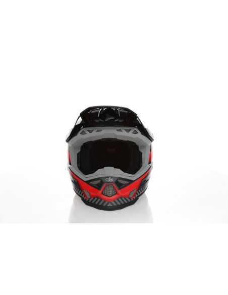 Casque cross 6D ATR-3 Rival Brillant - Rouge