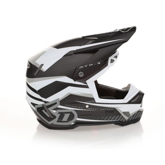 Casque cross 6D ATR-3 Rival Matte - Blanc