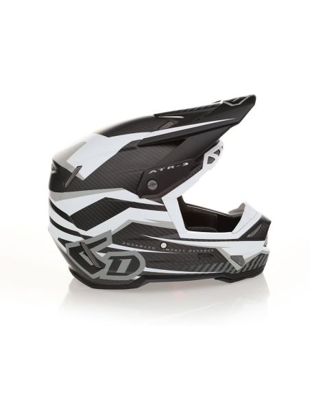 Casque cross 6D ATR-3 Rival Matte - Blanc