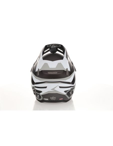 Casque cross 6D ATR-3 Rival Matte - Blanc