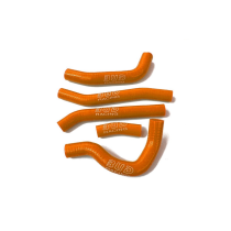 Durites de radiateur renforcées silicone BUD RACING KTM 250 SX-F 2023-2026 Orange