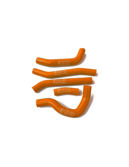 Durites de radiateur renforcées silicone BUD RACING KTM 250 SX-F 2023-2026 Orange