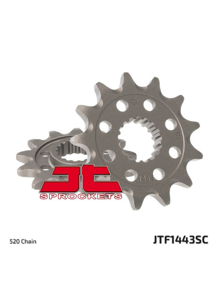 Pignon acier anti-boue JT - Pas 520 - SUZUKI 450 RM-Z 2013-2014