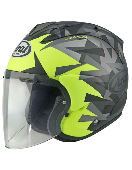 Casque jet Arai Sz-R Vas Evo Mimesis - Jaune