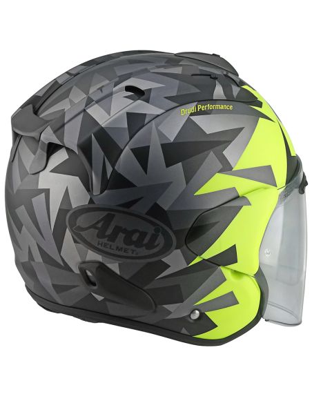 Casque jet Arai Sz-R Vas Evo Mimesis - Jaune