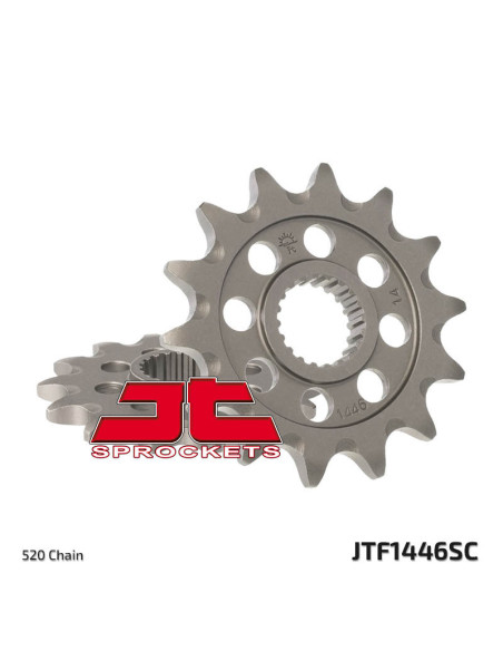 Pignon acier anti-boue JT - Pas 520 - KAWASAKI 250 KX F 2006-2015