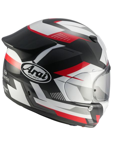 Casque intégral Arai Quantic Supra - Rouge Blanc Noir