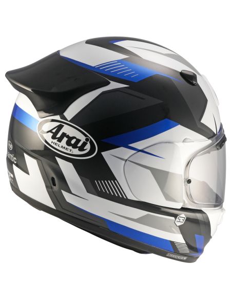 Casque intégral Arai Quantic Supra - Bleu Blanc Noir