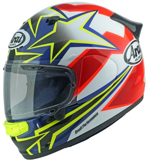 Casque intégral Arai Quantic Star & Stripes - Rouge Bleu JauneBlanc