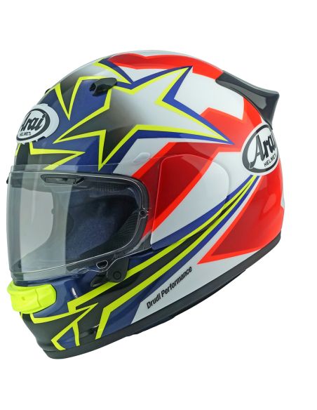 Casque intégral Arai Quantic Star & Stripes - Rouge Bleu JauneBlanc