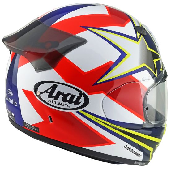 Casque intégral Arai Quantic Star & Stripes - Rouge Bleu JauneBlanc