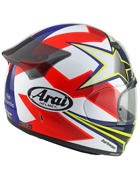 Casque intégral Arai Quantic Star & Stripes - Rouge Bleu JauneBlanc