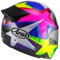 Casque intégral Arai Quantic Star - Bleu Rose Jaune 2