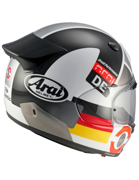 Casque intégral Arai Quantic Nation De - Noir BlancRouge Jaune