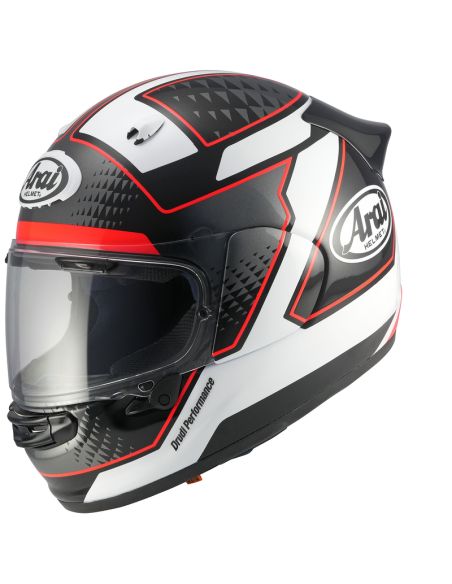 Casque intégral Arai Quantic Giu - Noir Blanc Rouge